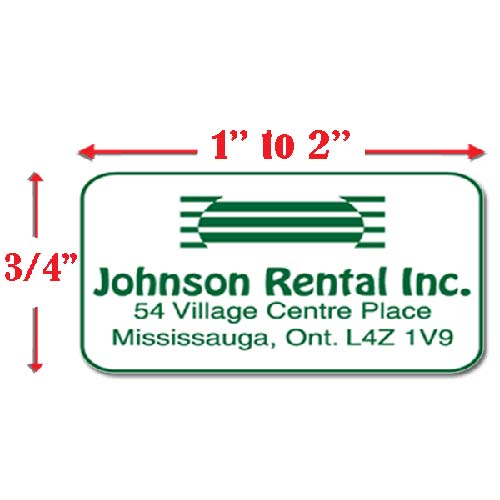 Custom 3/4 inch Label Custom 3/4 inch Label