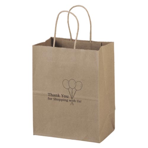 Gift Shop Brown Paper Bags