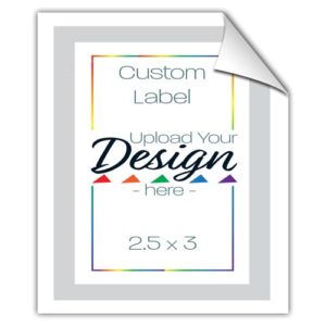 2.5x3 Inch Labels -Full Color