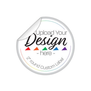 2 inch full color circle labels