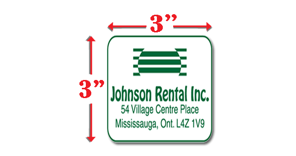3 inch Label 3 inch Label