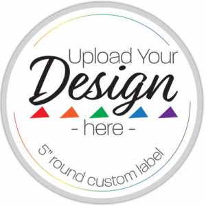 5 inch Full-Color circle labels