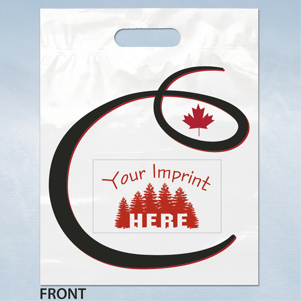 Canadian Flag Plastic Bags Canadian Flag Plastic Bags