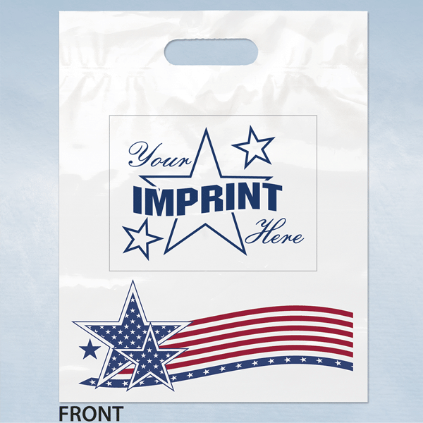 US Flag Plastic Bag US Flag Plastic Bag