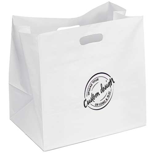 Custom Plastic Carry Out Bag