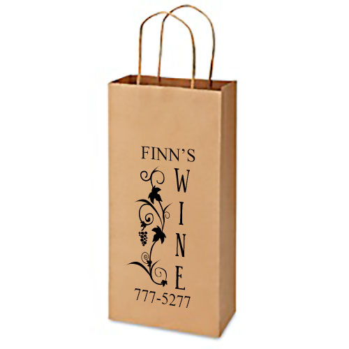 Personalized Brown Paper Bag