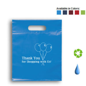 Gift Shop Plastic Bags with Balloons