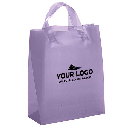Large Promotional Frosted Plastic Bags