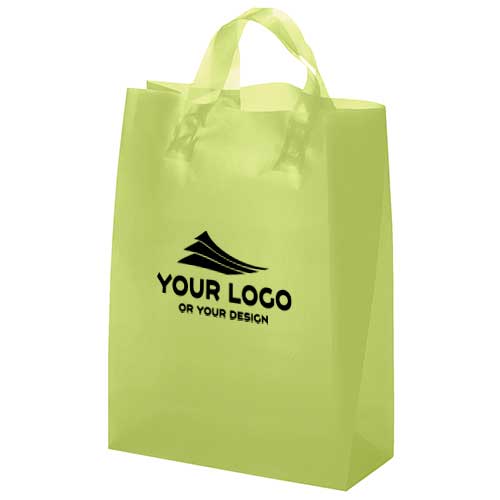 Medium Promotional Frosted Plastic Bag