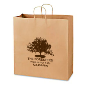 Personalized Brown Paper Bag
