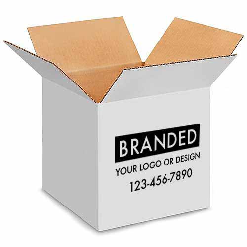 Personalized White Shipping Boxes