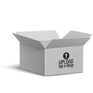 Medium Custom Printed White Shipping Boxes