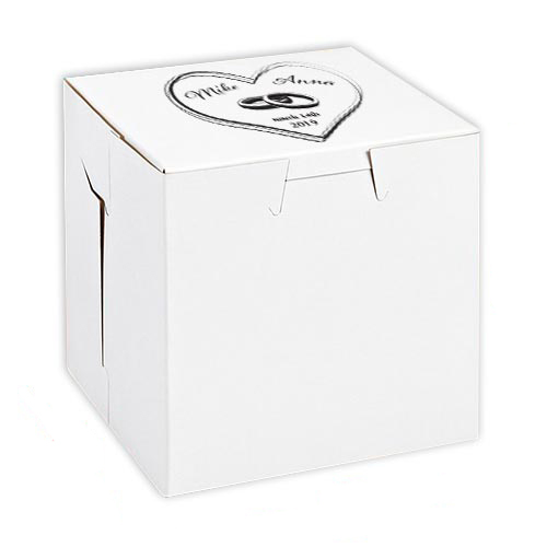 Small Personalized Cake Box