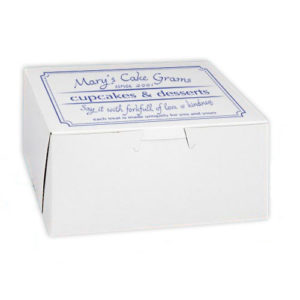 Small Custom Printed Cake Boxes