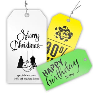 Customized Tags – Retail Tags & Store Supplies