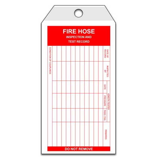 fire-hose-tag Fire Hose Inspection & Test Record Tag