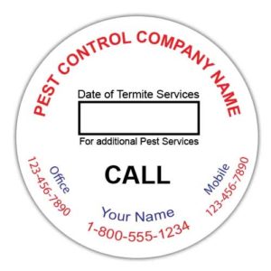 Pest Control Termite Labels