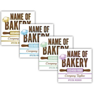 Bakery Logo Labels