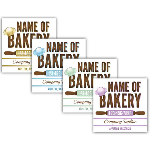 Bakery Logo Labels