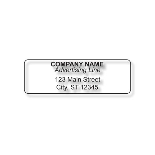 Custom Transparent Address Label