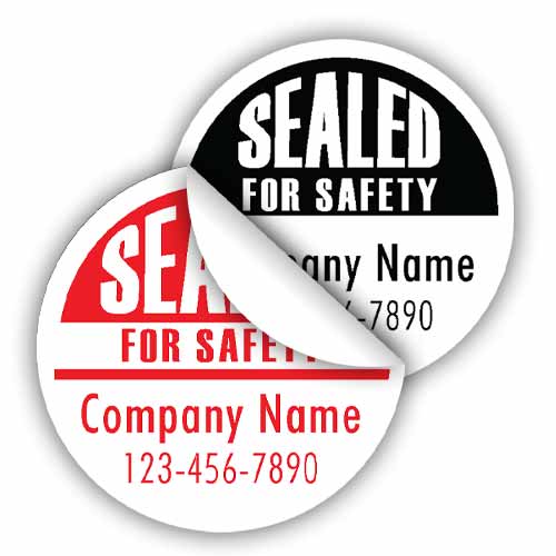 Custom Sealed for Safety Labels