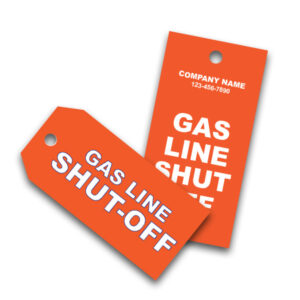 Gas Shut-Off Tag