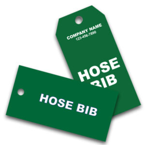 Hose Bib Tag