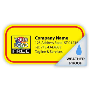 Weatherproof Small Business Labels